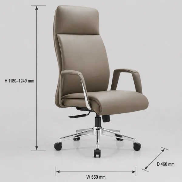 Foldi Executive High-Back Office Chair | AED 975