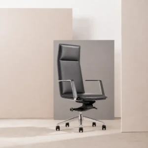 Gabrina Office Chair | Aniline Leather Executive Chair, ANSI/BIFMA Certified