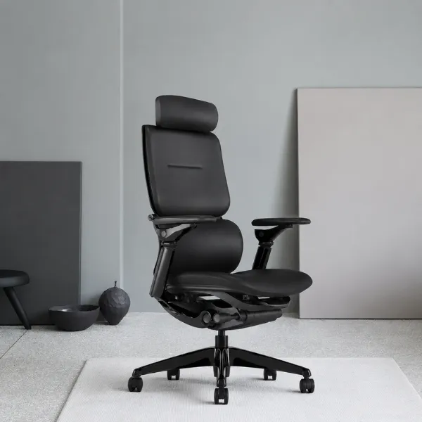 Kelvina Office Chair | Executive Leather Chair with 7D Armrests