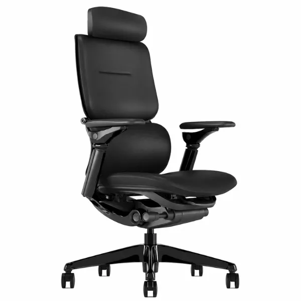 Kelvina Office Chair | Executive Leather Chair with 7D Armrests