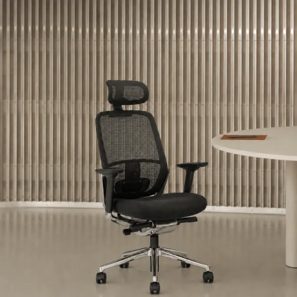 Lora Office Chair | Ergonomic Mesh Chair with Chrome Base