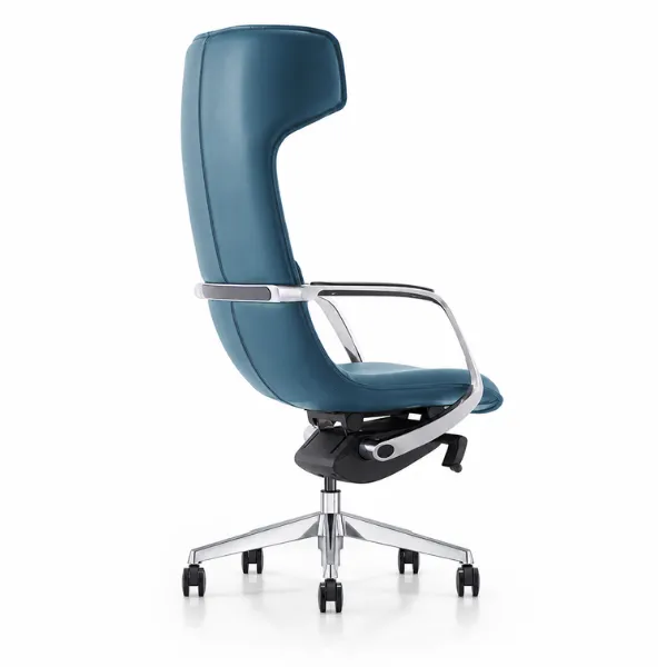 Luvana Office Chair | Aniline Leather Executive Chair with Lumbar Support
