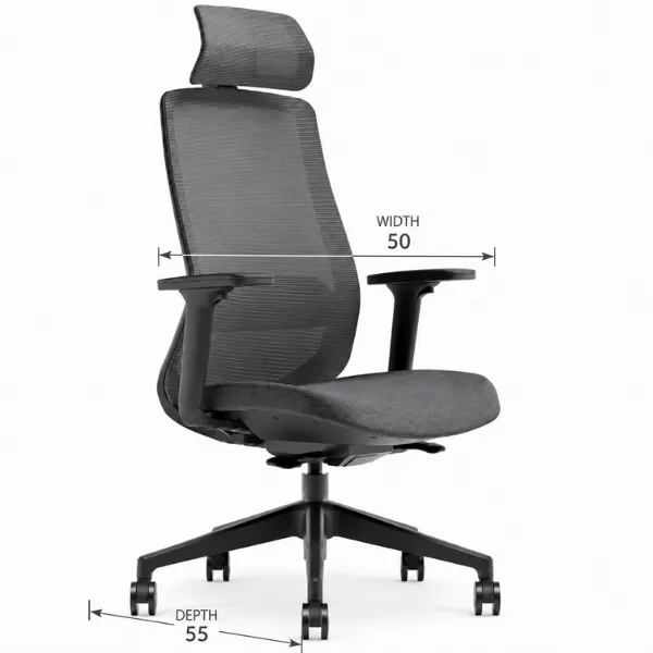 Luvina Office Chair | Ergonomic Mesh Chair with Lumbar Support