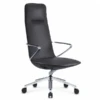 Lyda Office Chair | Aniline Leather Executive Chair with 4-Tilt Lock