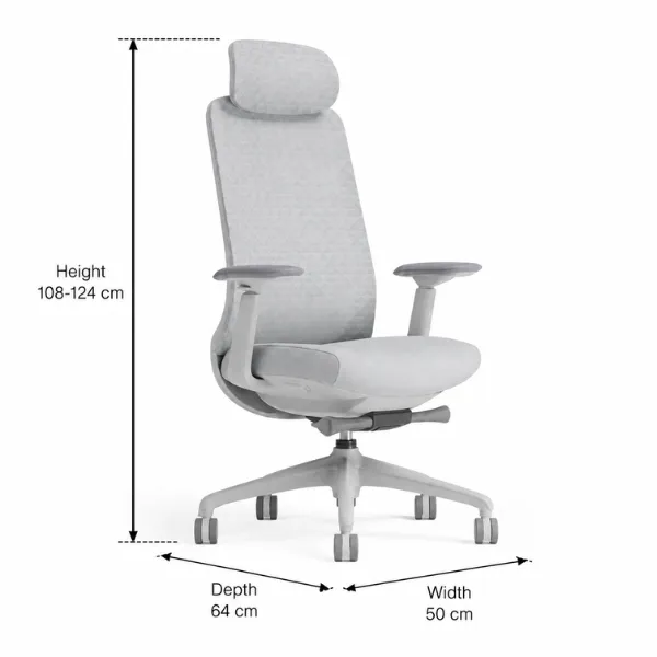 Mina Office Chair | Ergonomic Chair with Lumbar Support
