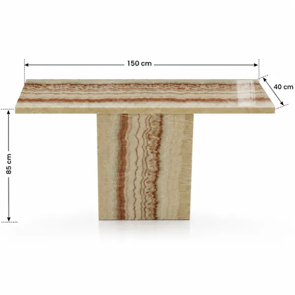 Divina Console Table UAE | Luxury Marble Console