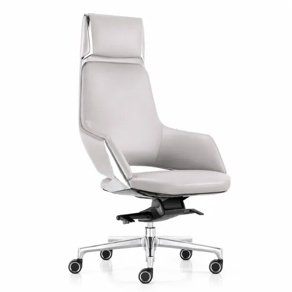 Rena Office Chair | Aniline Leather Executive Chair with Synchro Tilt