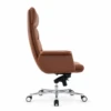 Romina Office Chair - PU Leather Executive Chair with Synchro Tilt - luxury furniture Dubai UAE