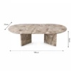 Savona Coffee Table UAE | Luxury Marble Accent Table