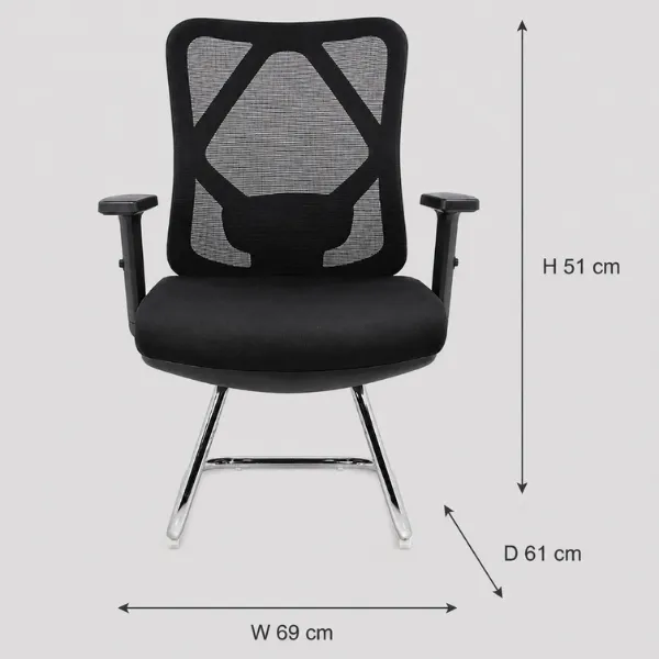 Staly Mesh Office Chair - Ergonomic & Breathable | 750
