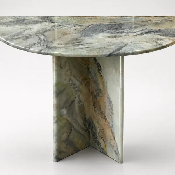 Verona Console Table UAE | Demi-Lune Marble Console