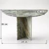 VERONA LUXURY MARBLE CONSOLE TABLE - luxury furniture Dubai UAE