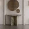 Verona Console Table UAE | Demi-Lune Marble Console
