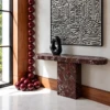 Burgundy Console Table – a Statement Piece for Refined Interiors - luxury furniture Dubai UAE