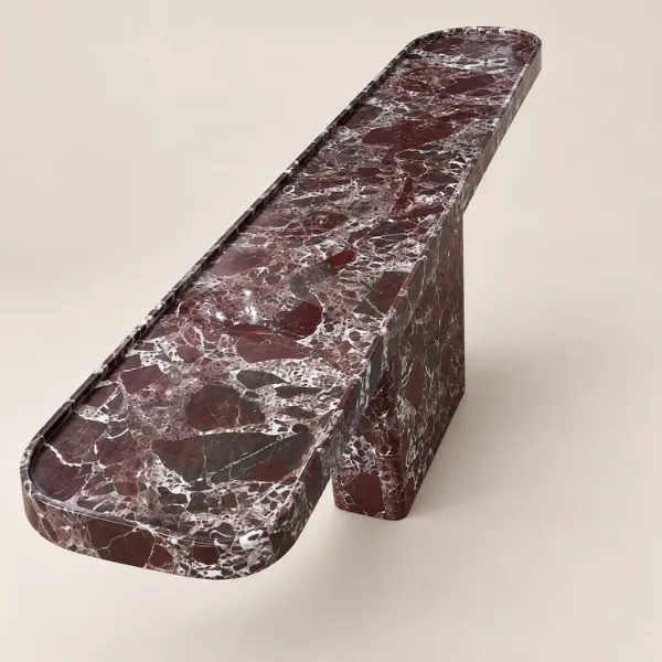Cherry Console Table | Natural Marble 200x40x76cm