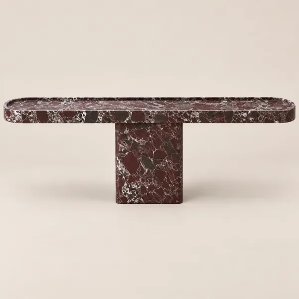 Cherry Console Table | Natural Marble 200x40x76cm
