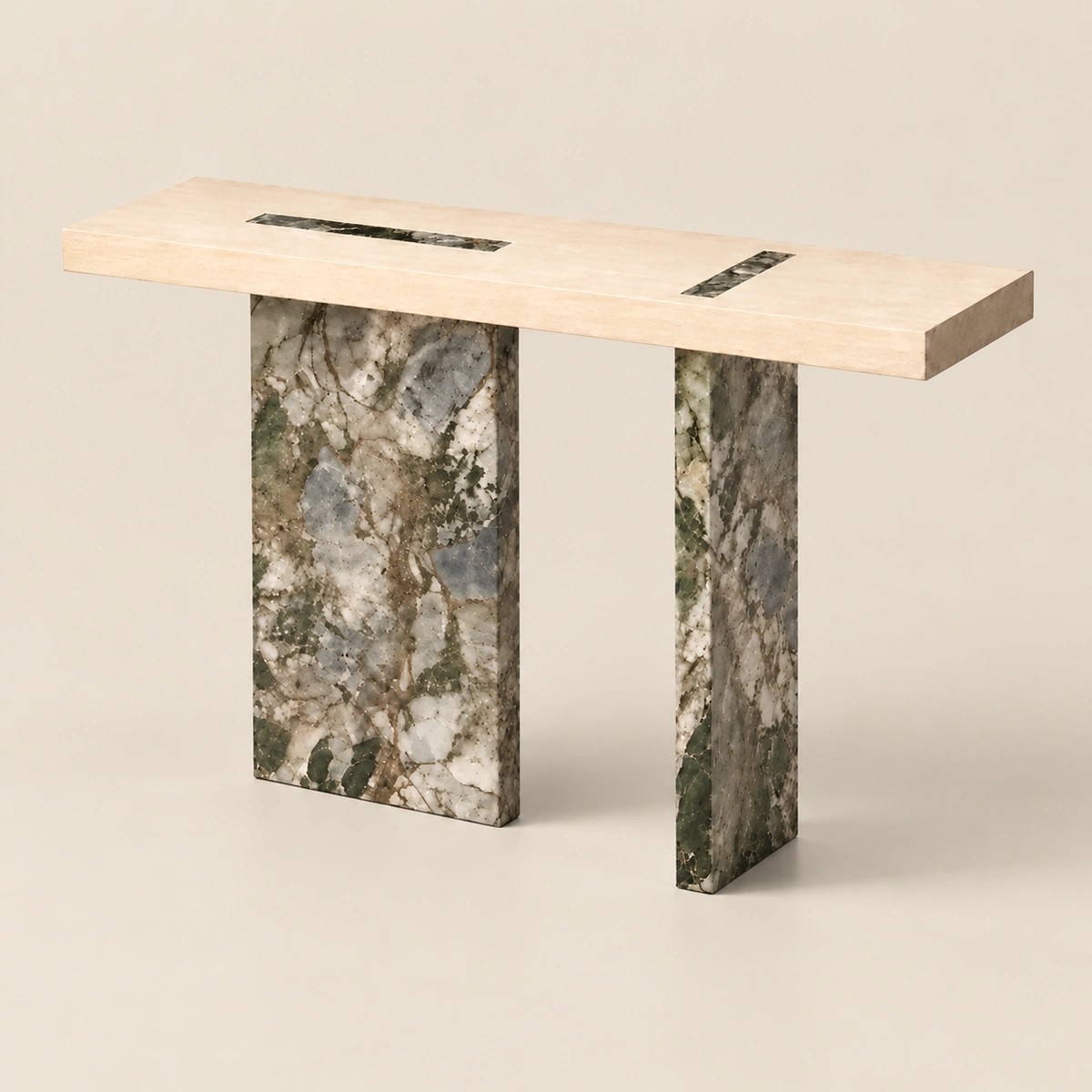 Novia Console Table -Where Marble Meets Wood