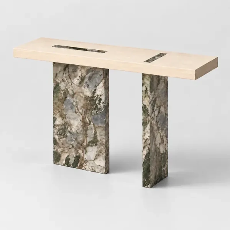 Novia Console Table | Travertine & Natural Stone