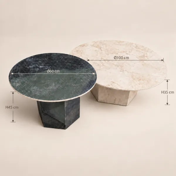 Roccia Coffee Table | Sculptural Marble Design
