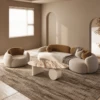 Cyra Coffee Table – Faux Marble & Iron | UAE