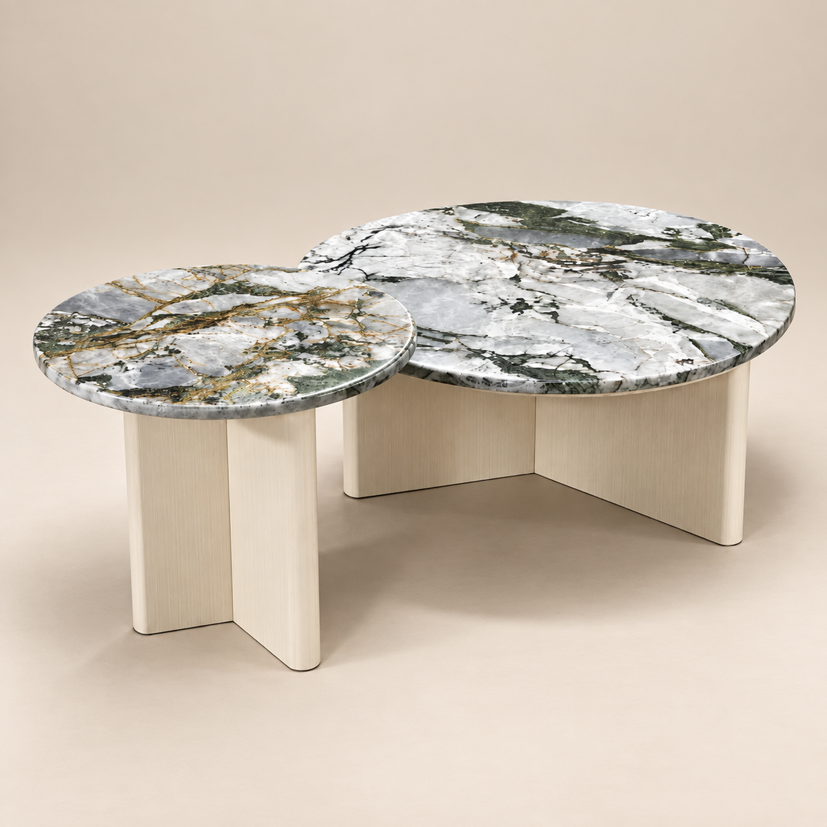 Greece Coffee Table – Calacatta Green Marble | UAE