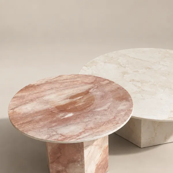 Marbella Coffee Table | Round Sintered Stone Top