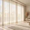 Avielle Curtains | Sheer Ivory Floor-to-Ceiling Drapes
