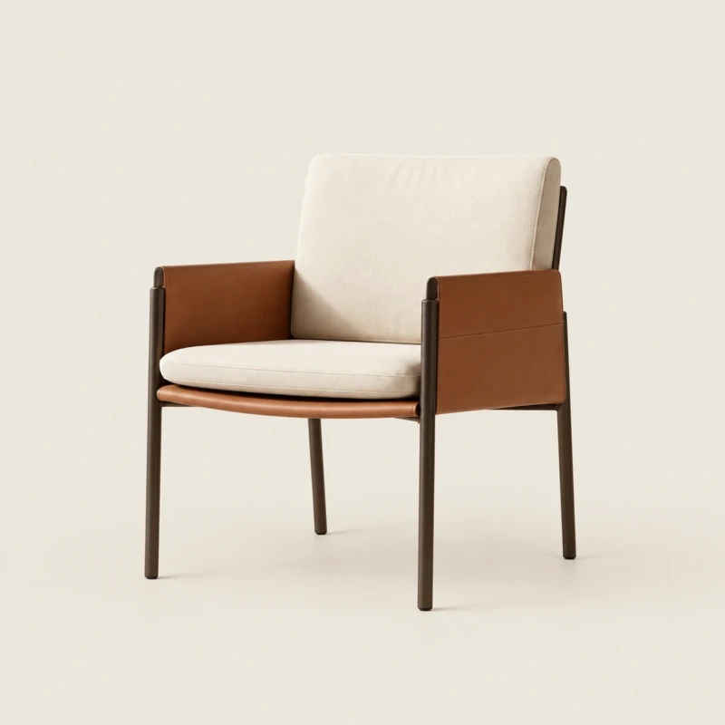 Avilar Modern Fabric Dining Chair | Majestic Home UAE