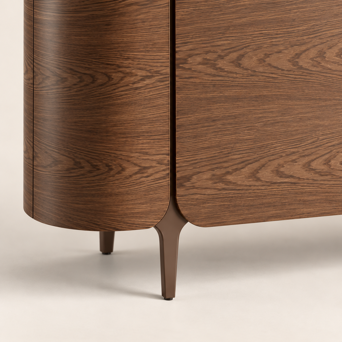 Zoe Rounded Buffet Cabinet for UAE Homes | Majestic Home