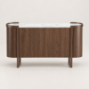 Zara Buffet Cabinet with Curved Design | Majestic Home
