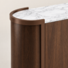 Zara Buffet Cabinet with Curved Design | Majestic Home