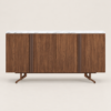 Zena Buffet Cabinet with Marble-Look Top | Majestic Home