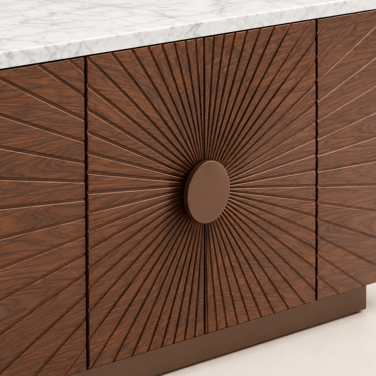 Rena Sunburst Buffet Cabinet in UAE | Majestic Home