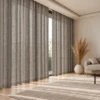 Lumi Taupe Curtains | Warm Neutral Curtain Design UAE