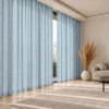 Lumi Textured Stripe Curtains UAE | Four Elegant Shades
