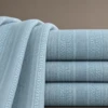 Lumi Textured Stripe Curtains UAE | Four Elegant Shades