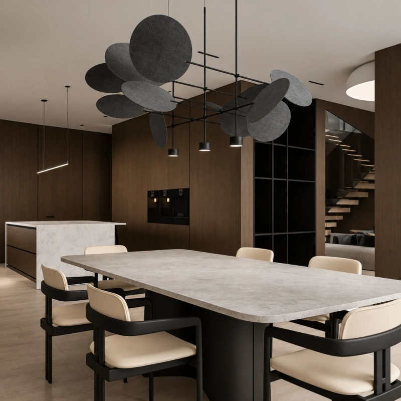 Salina Black & Beige Ash Wood Dining Chair | Majestic Home