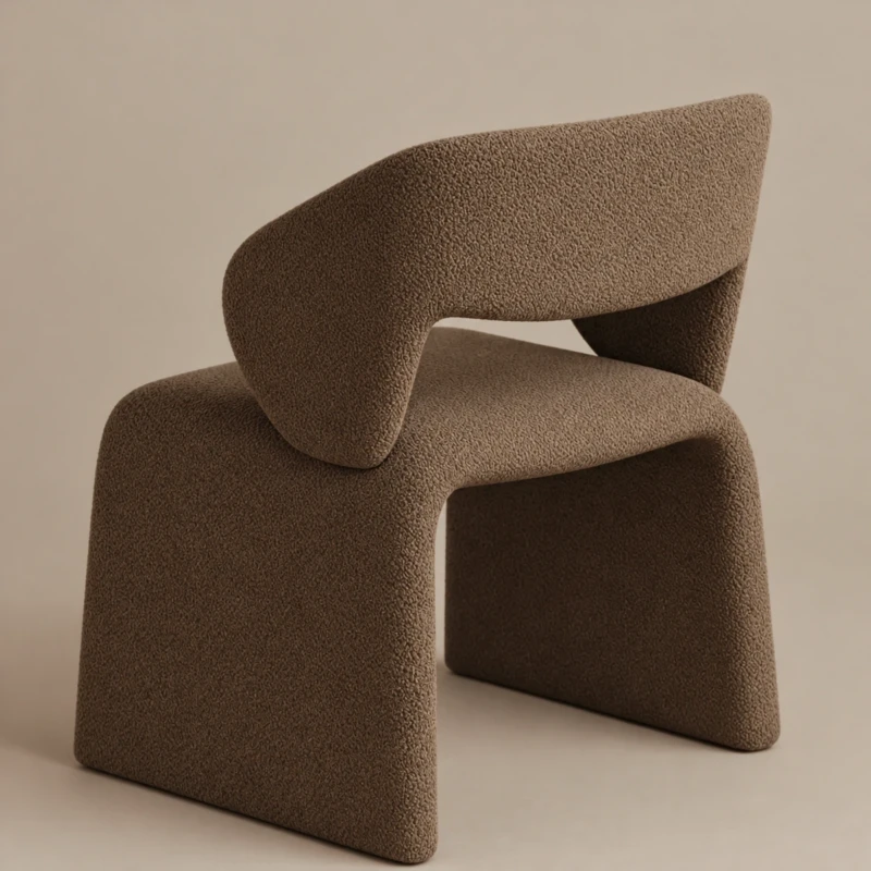Sofa Bold Brown Velvet Leisure Chair | Majestic Home UAE
