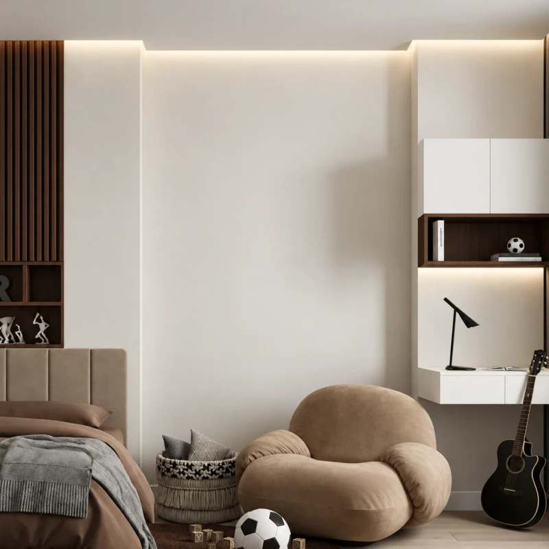 Buffy Brown Leisure Kids Chair | Majestic Home UAE