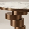 Spirale Console Table | Sintered Stone Top & Bronze Frame
