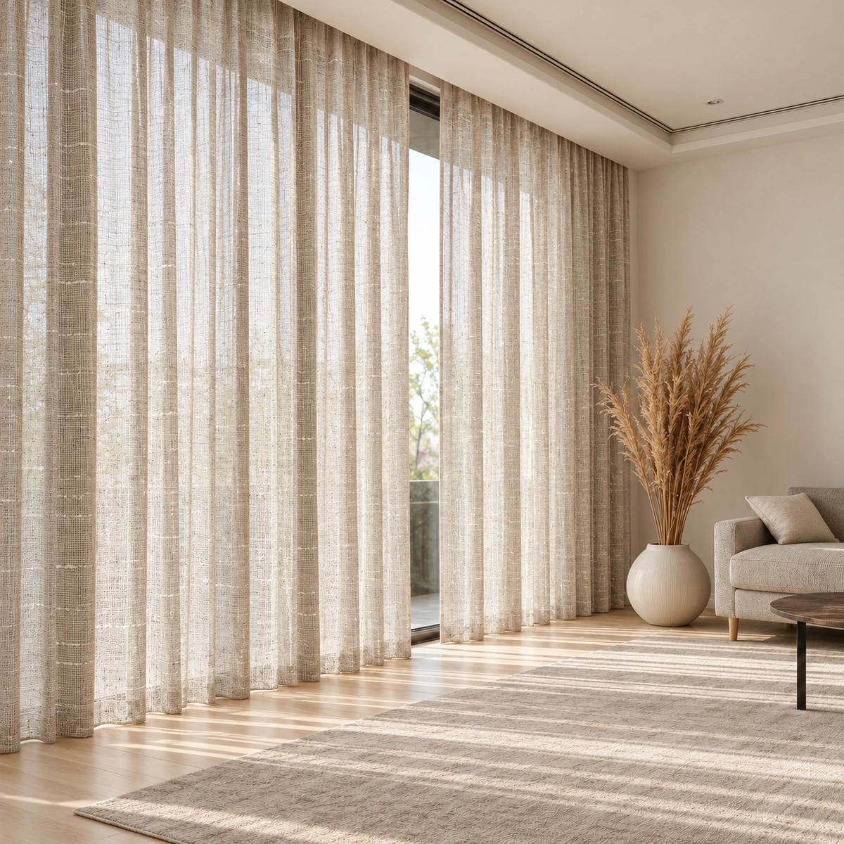 Hela Sheer Curtain – A Texture You Can See and Feel