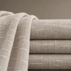 Hela Taupe Sheer Linen-Look Curtain | Soft Natural Light