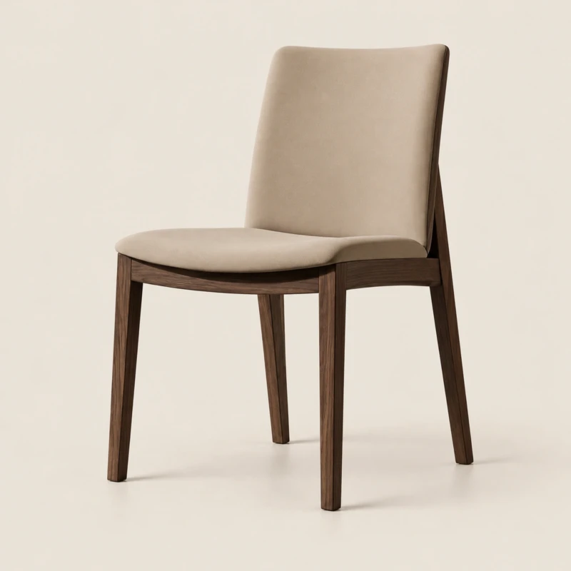 Kano Walnut Dining Chair with Veneered Wood | Majestic Home