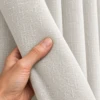 Livie Ivory Textured Curtain Fabric for UAE Interiors