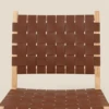 Nordic Walnut Rubber Wood & PU Leather Dining Chair