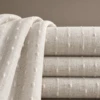 Saira Ivory Striped Curtain Fabric for UAE Interiors
