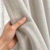 Sola Oatmeal Sheer Curtain | Neutral Linen-Look Elegance