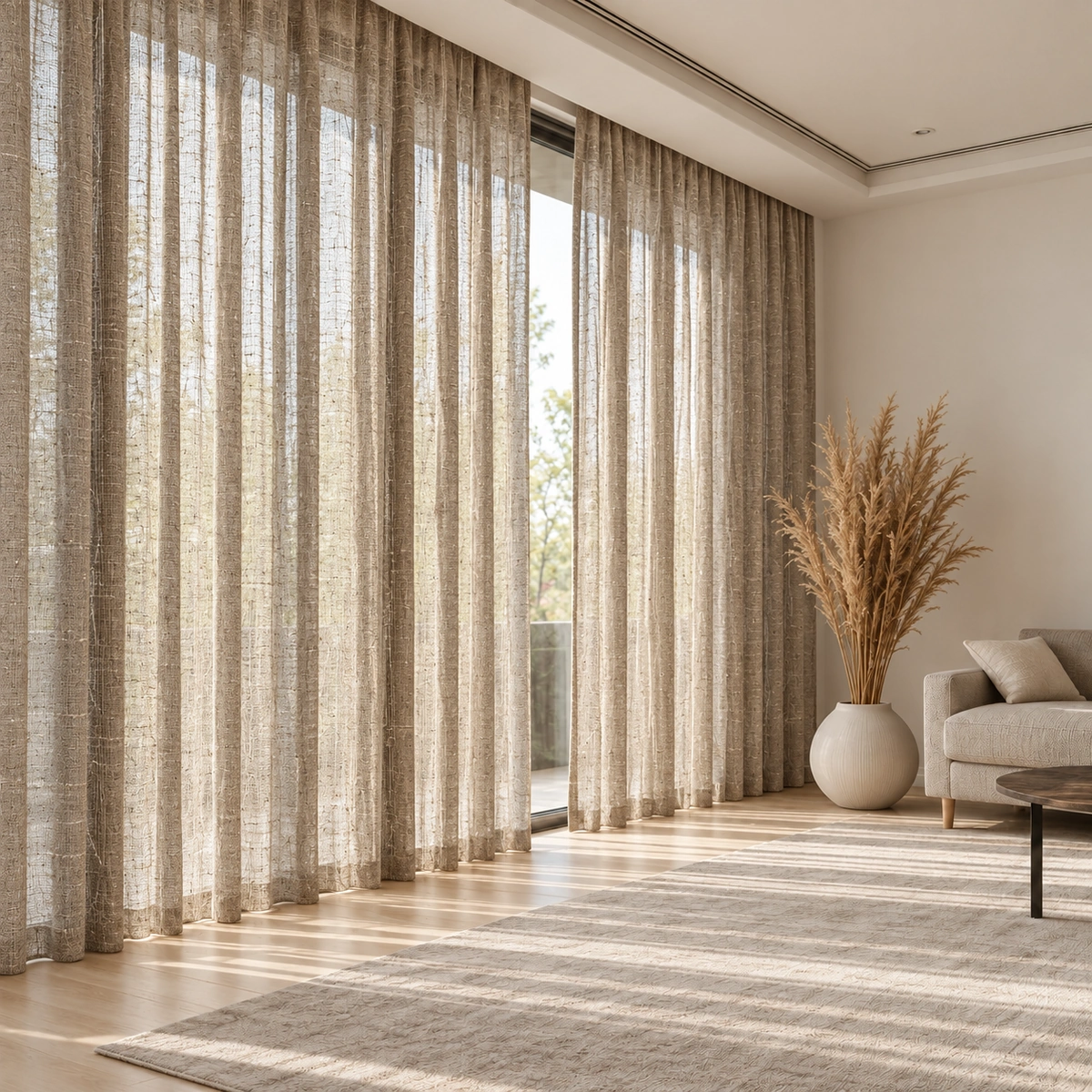 Tola Sheer Curtain – A Rich Color with Natural Character