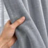 Vespera Sheer Curtain -Soft Blue & Grey Colour with an Elegant, Flowing Drape - luxury furniture Dubai UAE