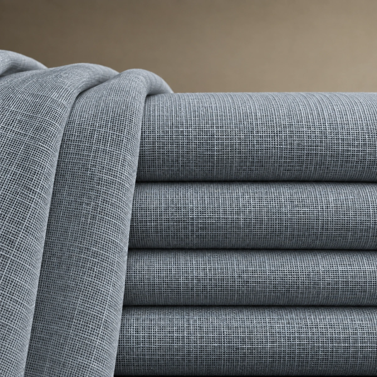 Vespera Blue-Grey Sheer Curtains | Elegant Window Style